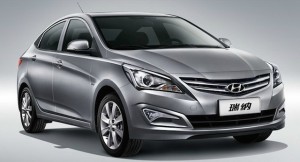 Hyundai Accent front