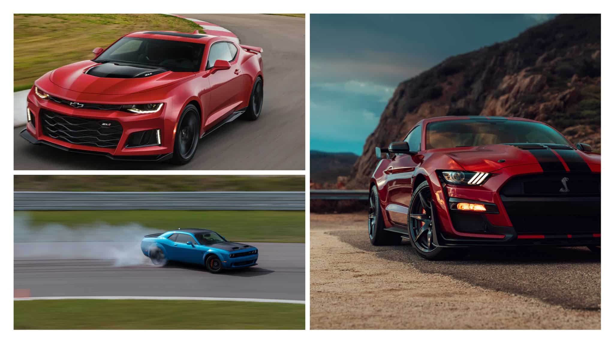 American muscle comparativa Shelby GT500 - Challenger Redeye y Camaro ZL1-jpg
