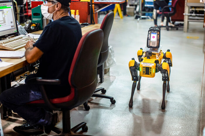 Perros robots, los mejores amigos de los ingenieros en Ford