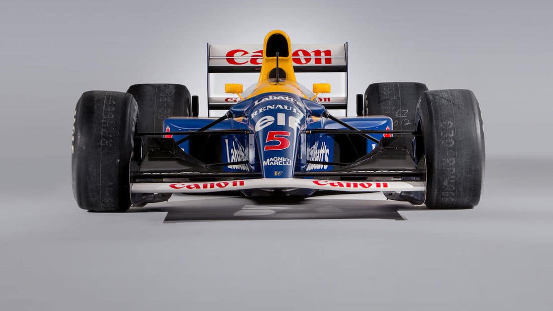Vettel compró el Williams FW14B de Mansell