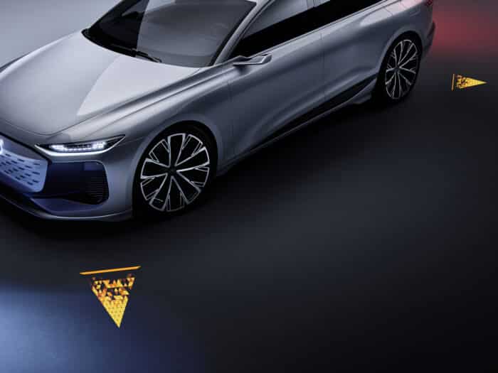 Audi A6 e-tron concept iluminación