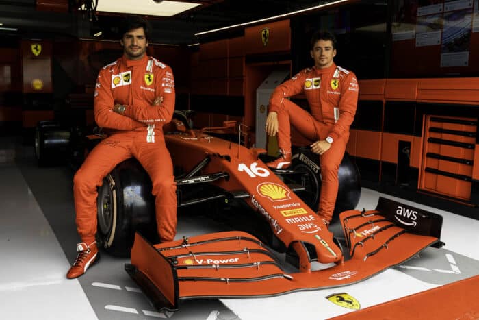 Leclerc ha conducido la primera versión del Ferrari 2022 en un simulador