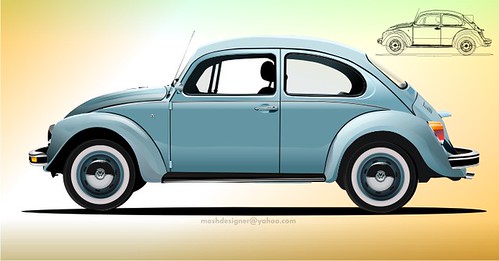 La posición del motor en un coche trasera: el vochito de Volkswagen