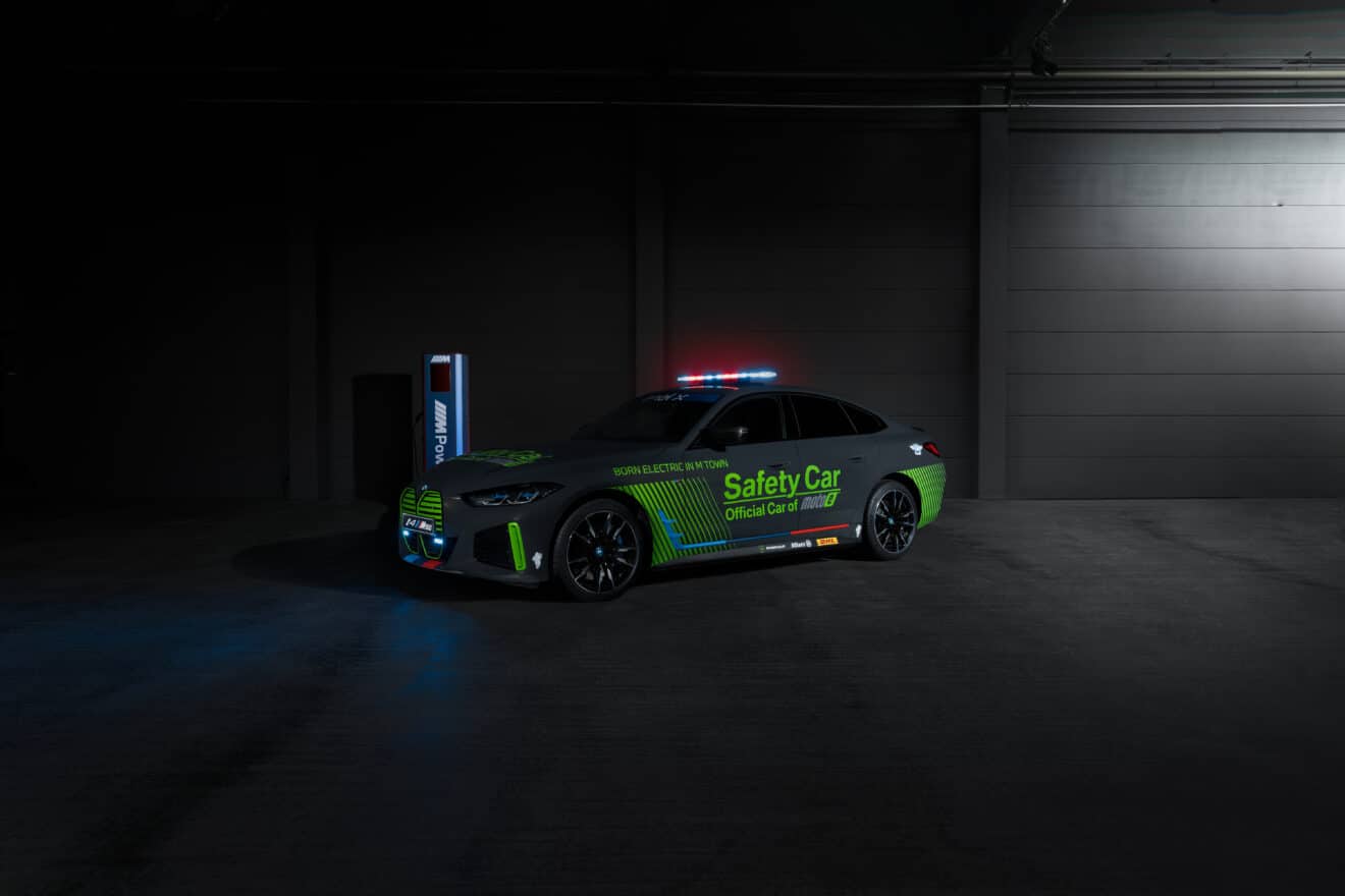 BMW i4 M50: el auto de seguridad totalmente eléctrico de MotoE