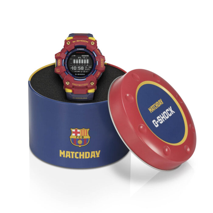 Casio G-Shock FC Barcelona Colaboración “Matchday” GBD-100BAR-4 package 01