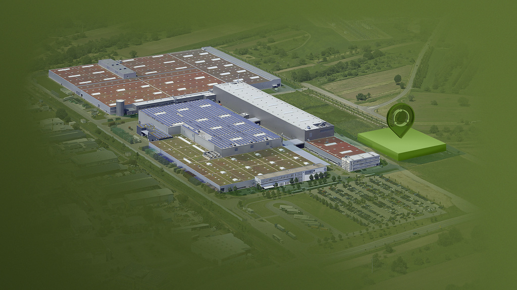 Así se verá la planta de reciclaje de baterías en Kuppenheim