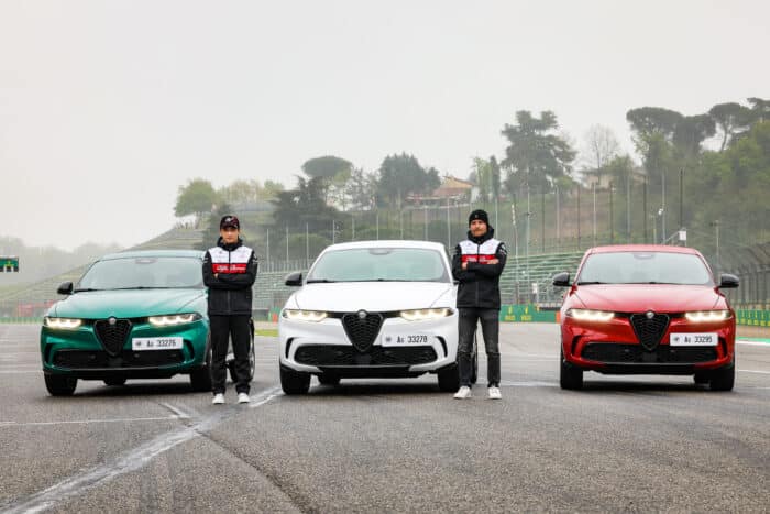 Homenaje “totalmente italiano” de Alfa Romeo Tonale en el Gran Premio de Imola