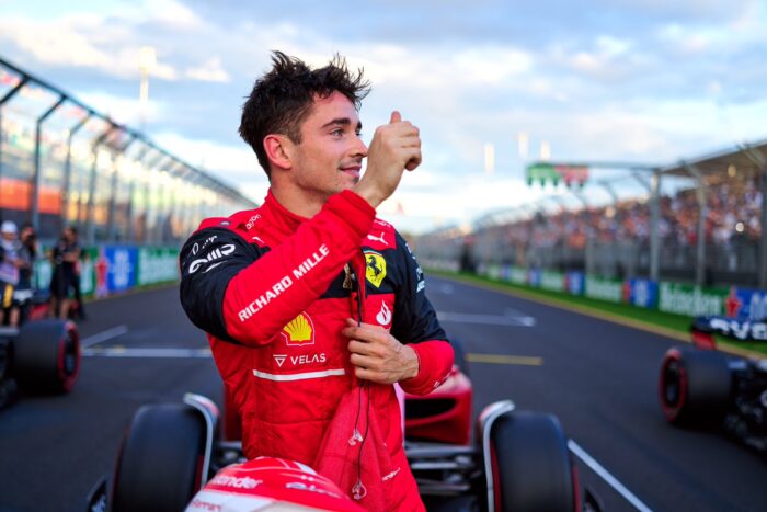 Leclerc consigue la victoria en Australia, Pérez segundo 