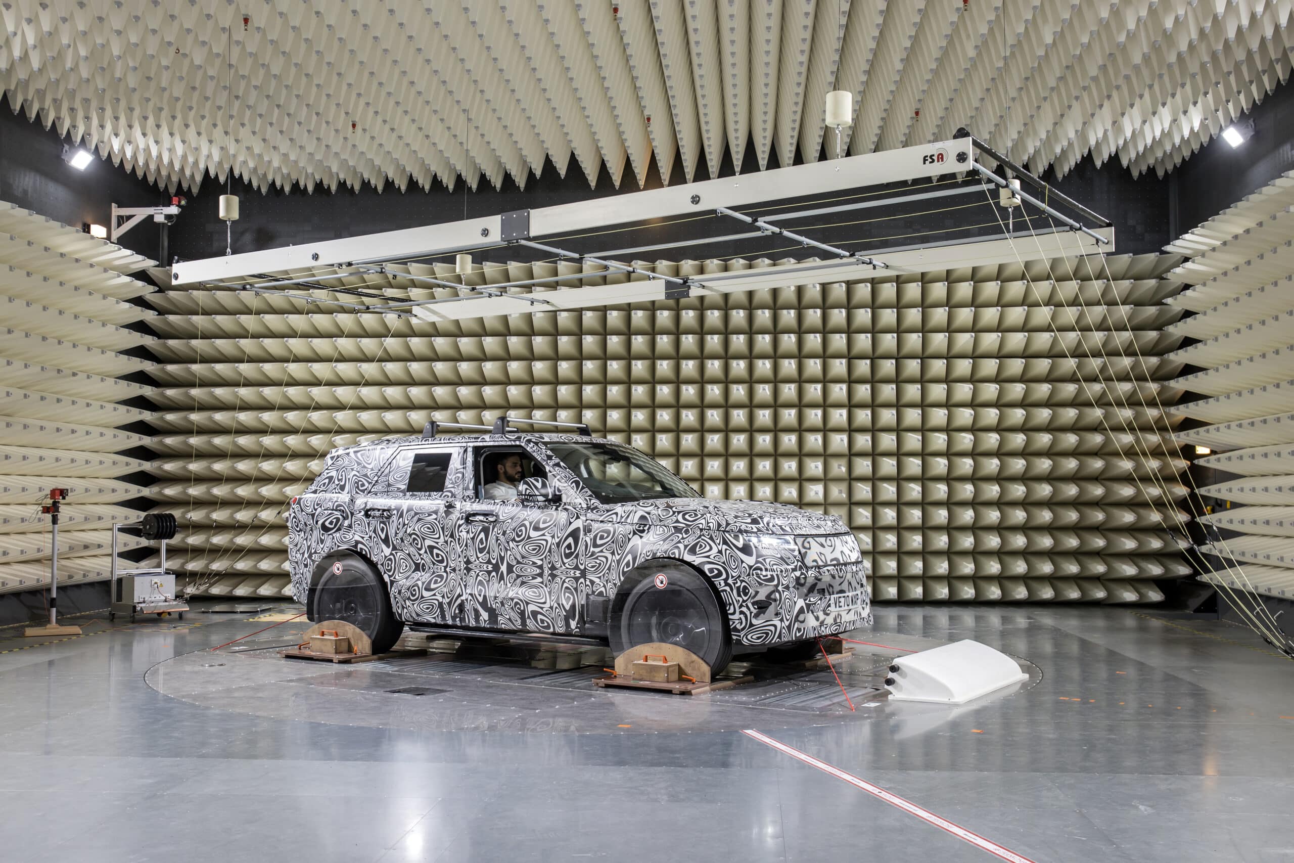 El laboratorio en Gaydon de Jaguar Land Rover ya puso a prueba la Range Rover Sport