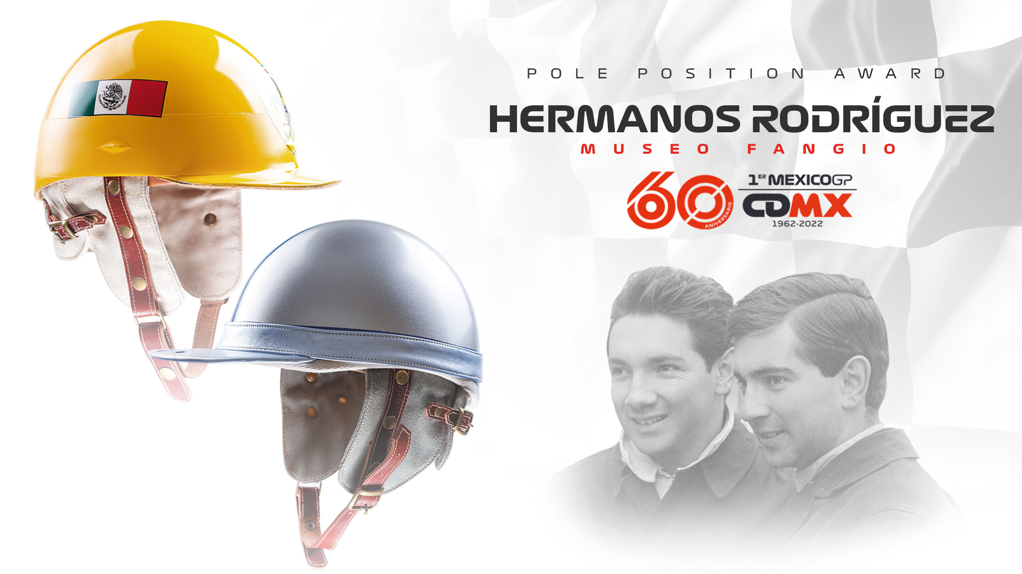 El "poleman" del México GP recibirá cascos de los hermanos Rodríguez