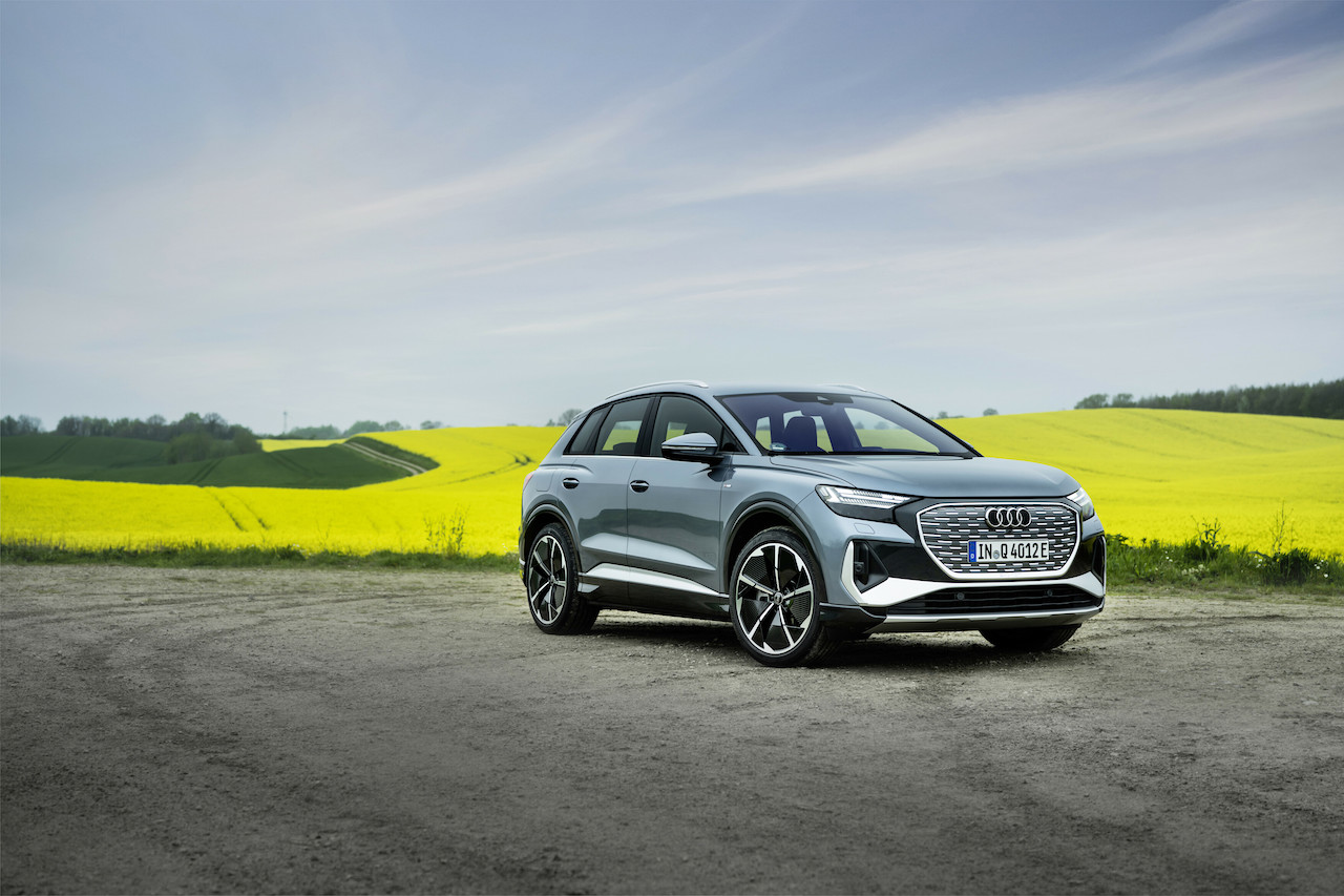 Audi Q4 e-tron 2024: la marca alemana mejora sus prestaciones eléctricas